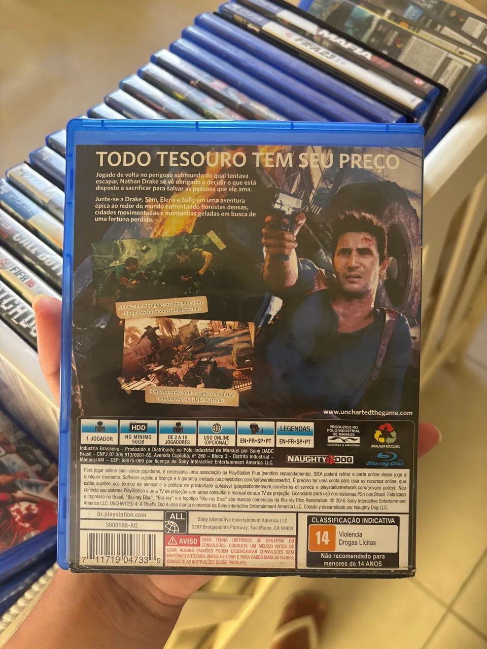 Jogo Ps4 - Uncharted 4 - CD PS4 - Foto 2