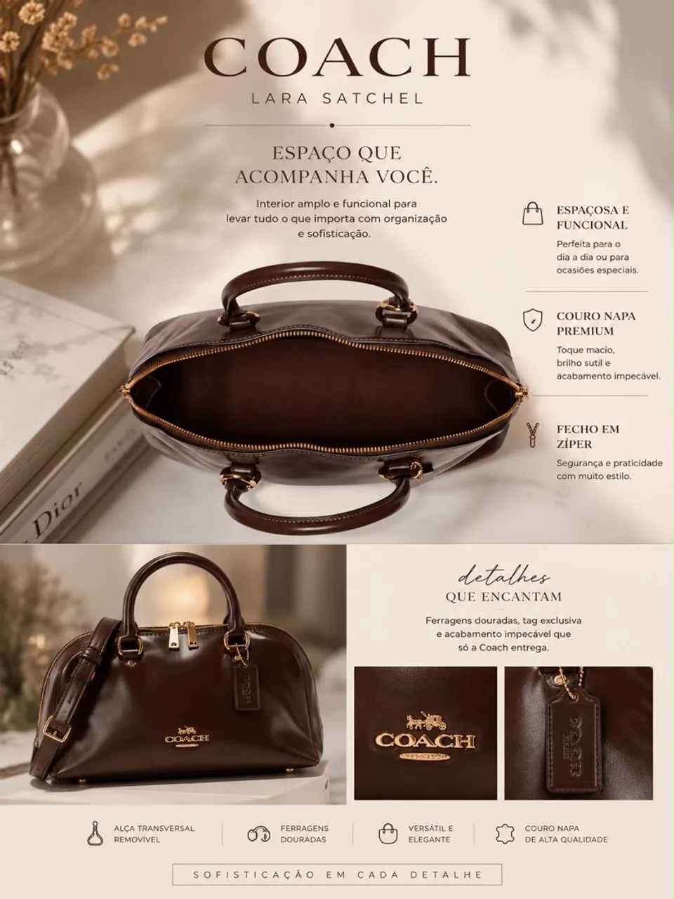 Coach Lara Satchel - Foto 3