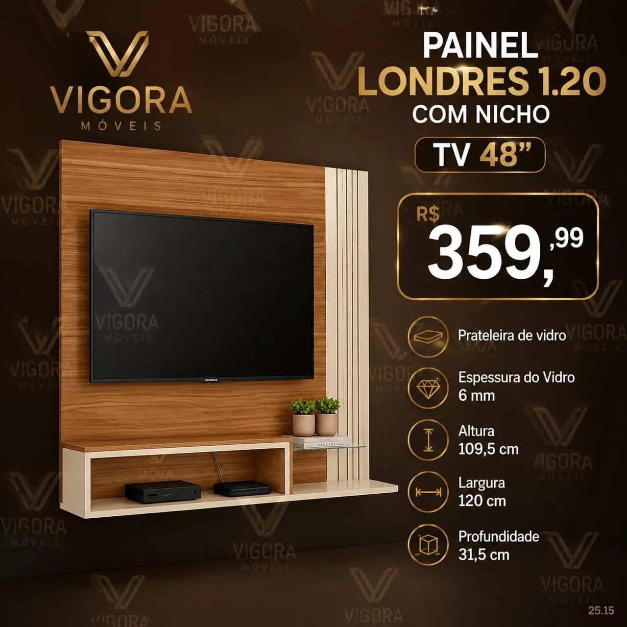 Painel para tv 48 polegadas 