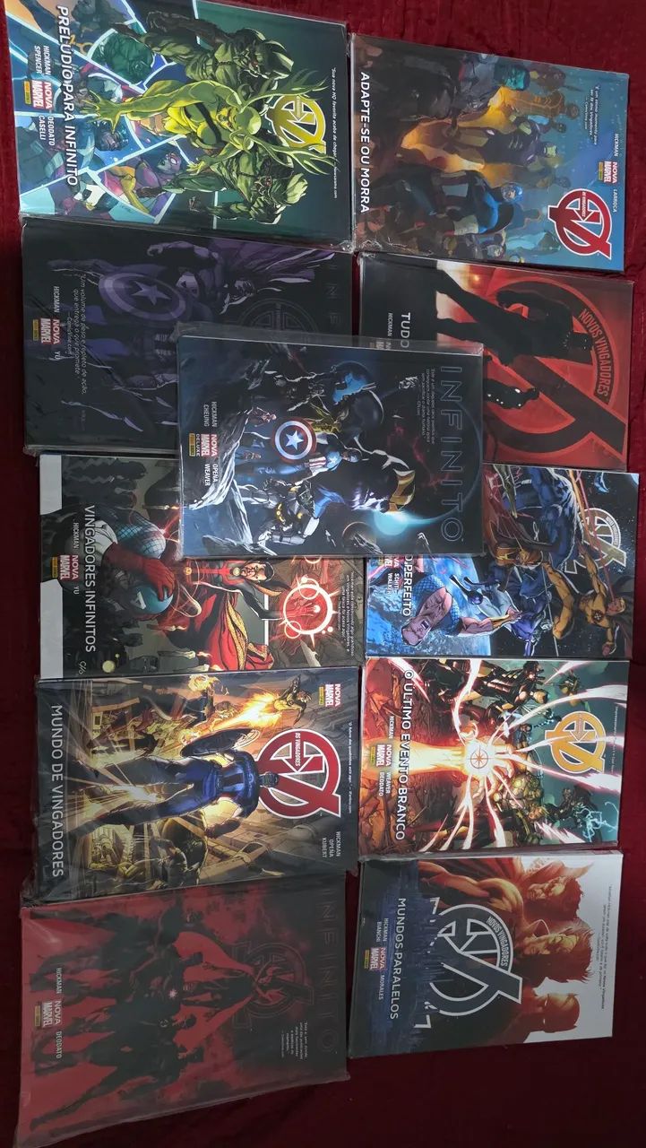 Vingadores pré e Infinito de Jonathan Hickman 