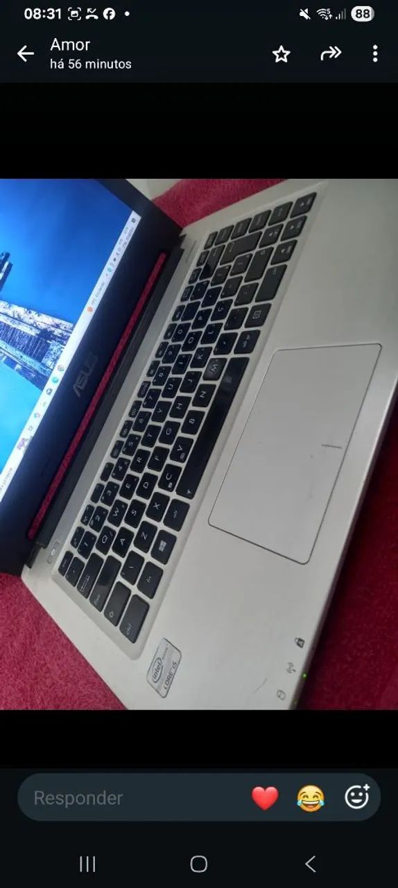 Notebook  asus lindo i5 8gb Ssd garantia  - Foto 3