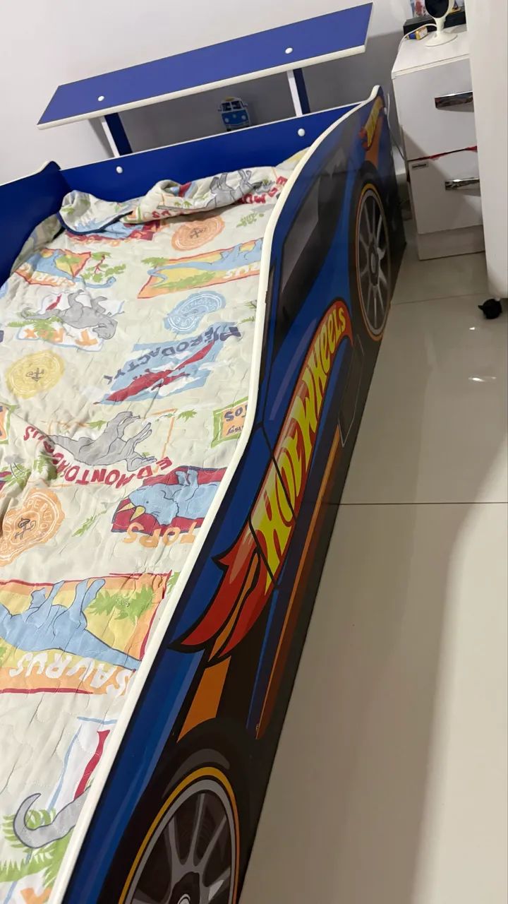 cama solteiro hot wheels sem colchão  - Foto 3