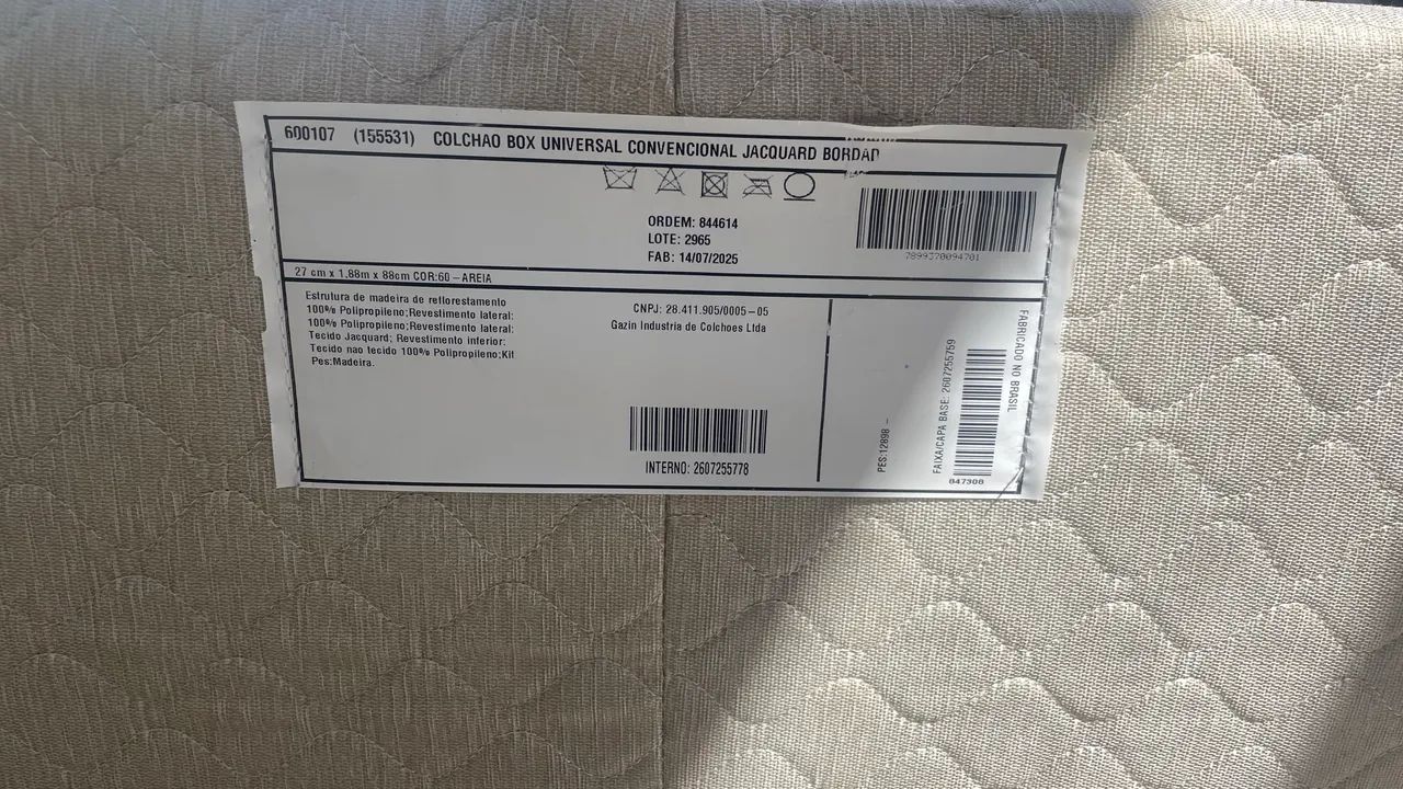 Cama Box Solteiro Semi Nova - Impecável - Foto 2