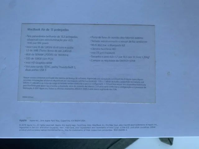 MacBook Air 2016 (13 polegadas, Intel Core, 8GB de RAM e 128GB de SSD) - Foto 4