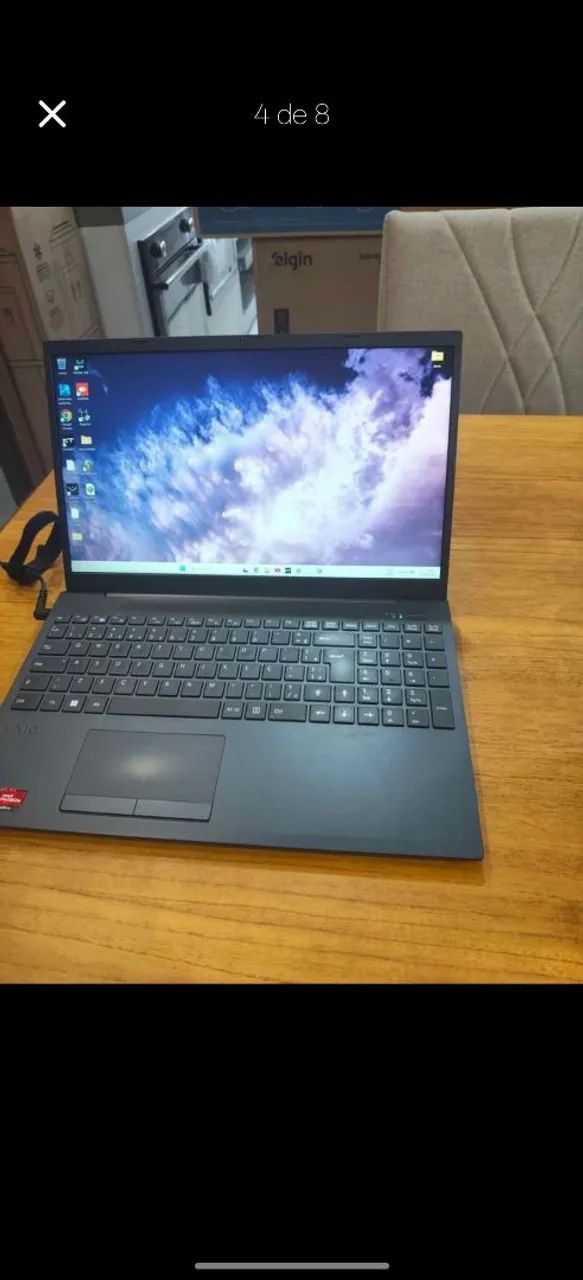 Vendo Notebook Vaio Fe16 AMD Ryzen5 16gb de Ram e 512 de memória interna.  - Foto 4