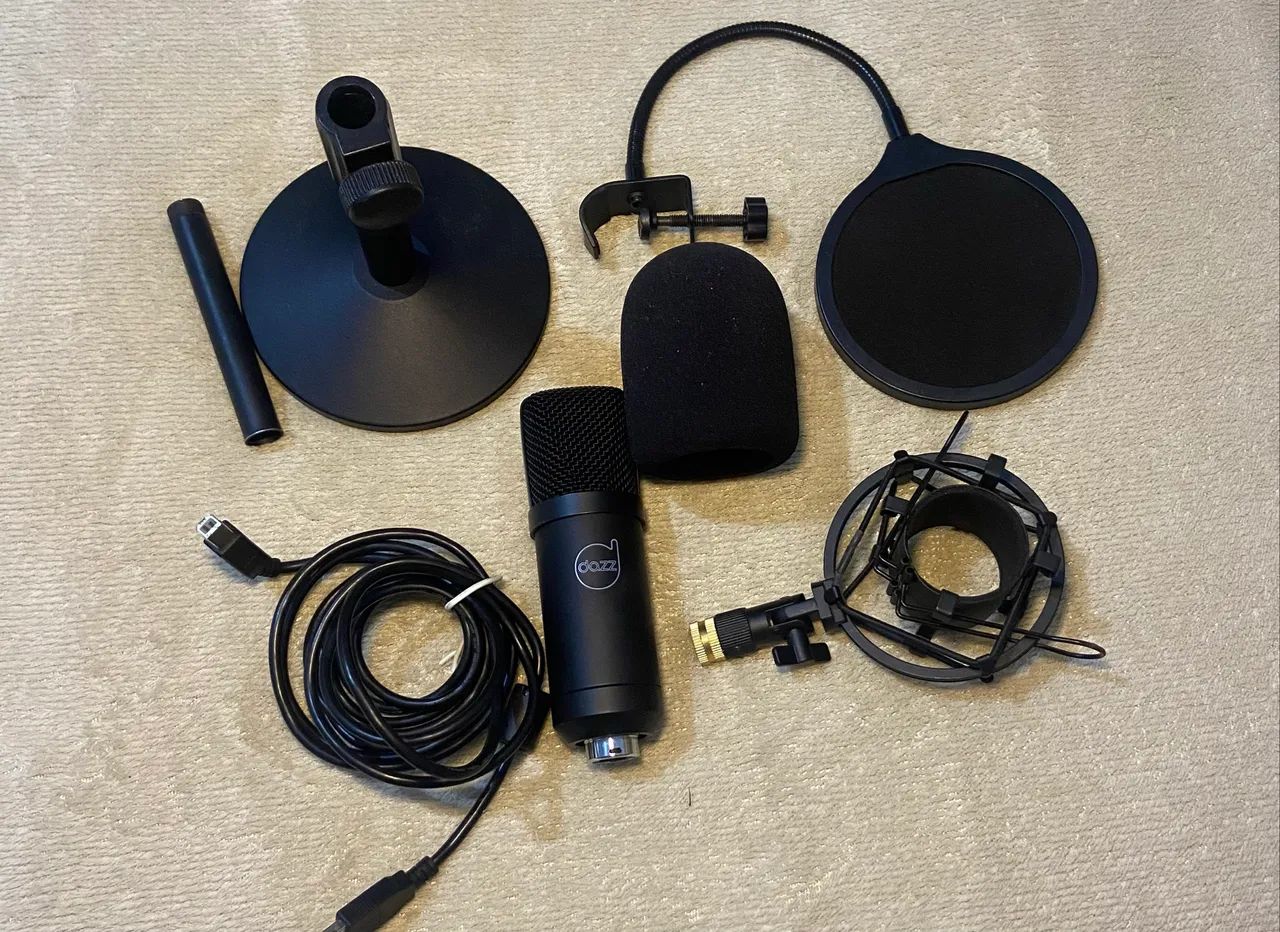 Microfone Gamer Broadcaster Pro Dazz Usb 2.0  - Foto 4