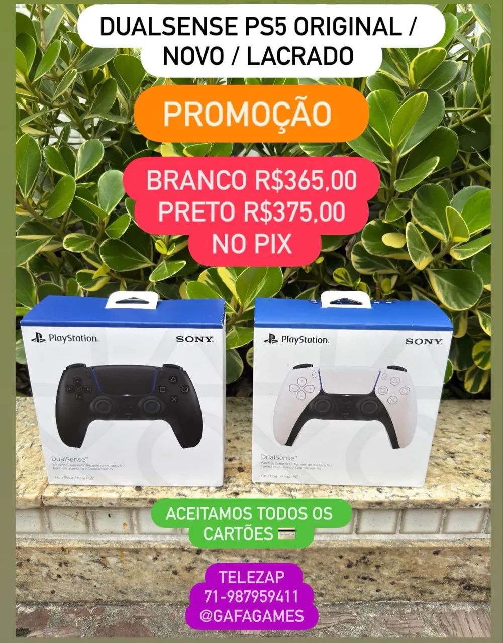 Controle Ps5 original / Lacrado / com garantia 