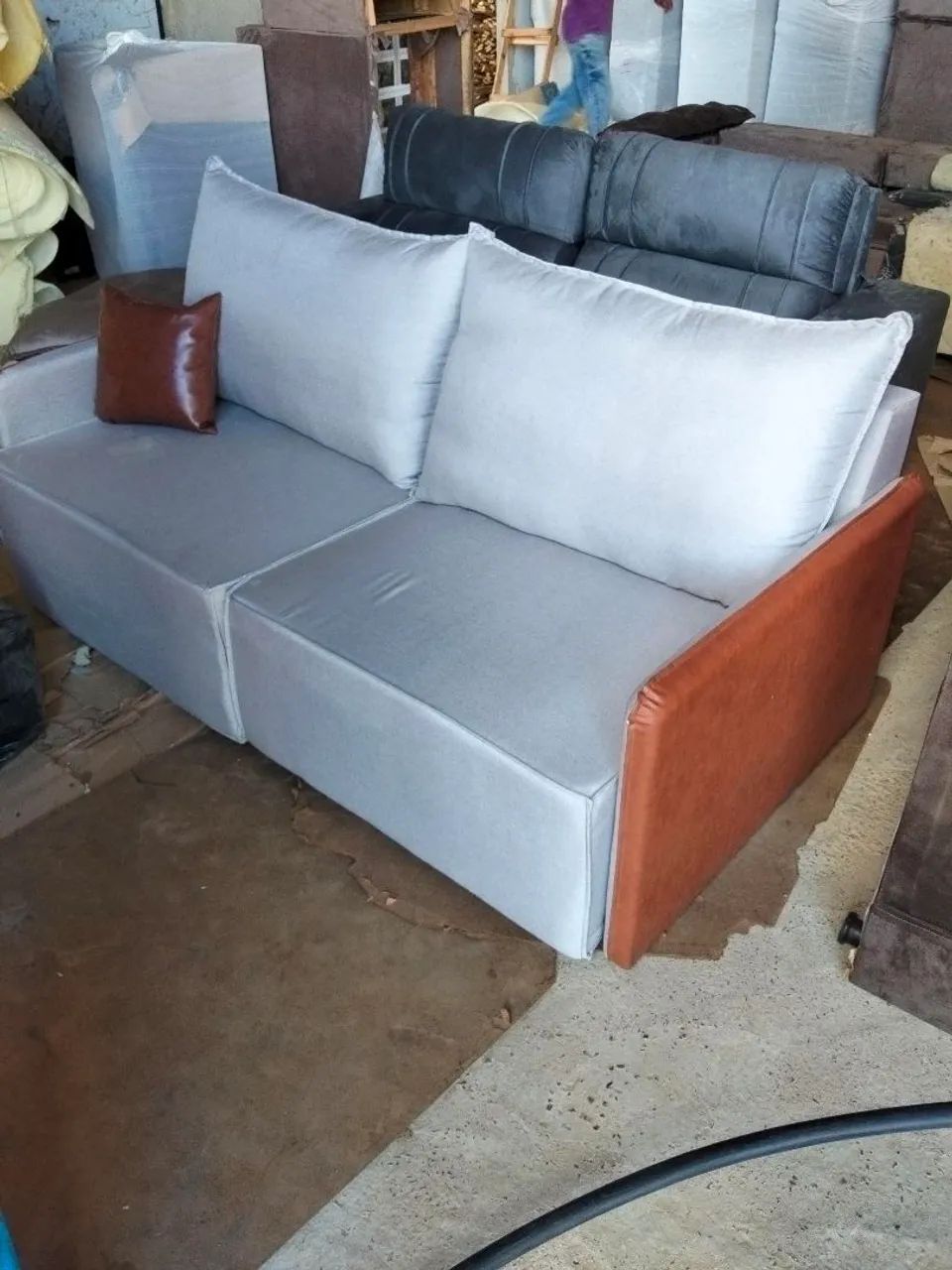 PROMOÇÃO DE SOFA RETRÁTIL PRECO IMPERDIVEL A PARTIR 980 - Foto 2