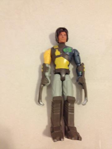 Boneco Max Steel Grande com Acessórios em Ótimo Estado