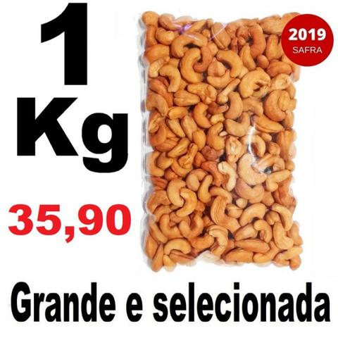 1kg Castanha De Caju Grande Inteira Selecionada Torradas W1 Alto Padrão