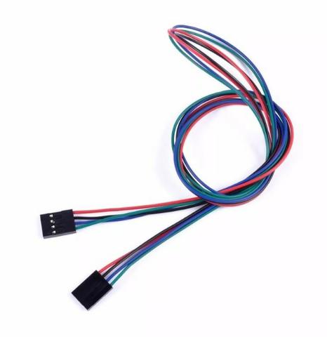 COD-CP127 Cabo 70cm 4 Pin Fêmea-fêmea Fio De Jumper Para Impressora 3d Arduino Automaçã - Foto 2