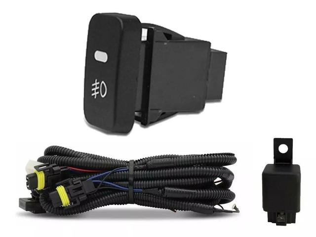 Kit Farol Milha Honda Fit 2018 2019 Molduras Botão Mod Original  - Foto 3