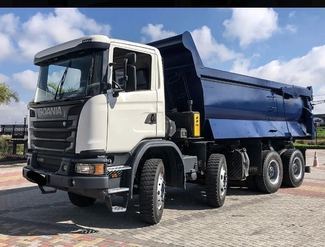 SCANIA G440 2018 8X4 CAÇAMBA ROSSETTI