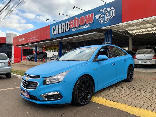 GM/ CRUZE LTZ 1.8 AUT. 2016 BAIXA KM, COR EXCLUSIVA!