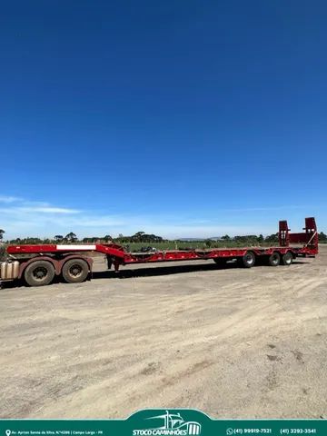 Semi Reboque  prancha NOMA ano 2013, 3 eixos, agrícola cangurú.  - Foto 4
