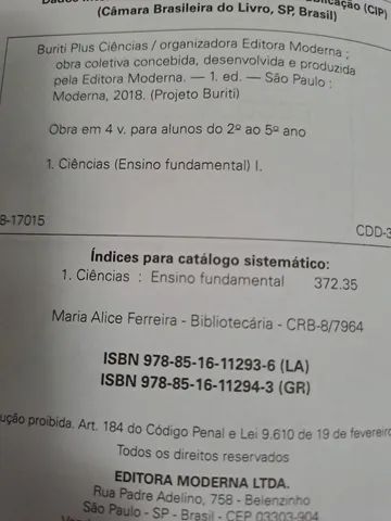 Livros escolares Buriti Plus Editora Moderna 5 ano - Foto 3
