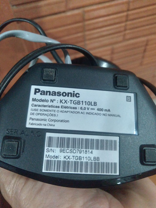 Telefone sem fio Panasonic 