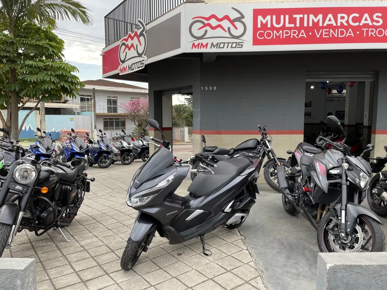 (Tx. 0,99% em até 18x no Cartão) Honda / PCX 150 ABS - 2022 - Foto 2