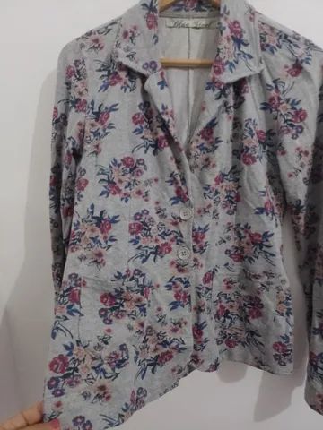 Casaco/blazer feminino estampado  - Foto 4