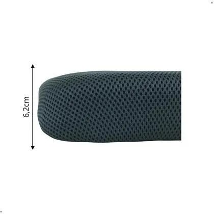 Assento P/ Cadeira De Escritorio Tela Mesh Ergonômico Preto - Foto 3