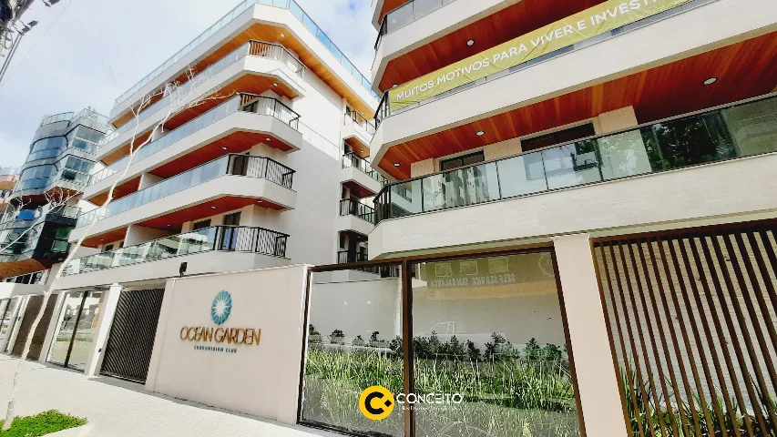 Condomínio Ocean Garden - Apartamentos 2 ou 3 quartos perto da Praia do Forte - Cabo Frio