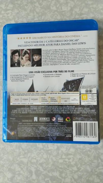 Lincoln Blu ray (usado 2 vezes) - Foto 2
