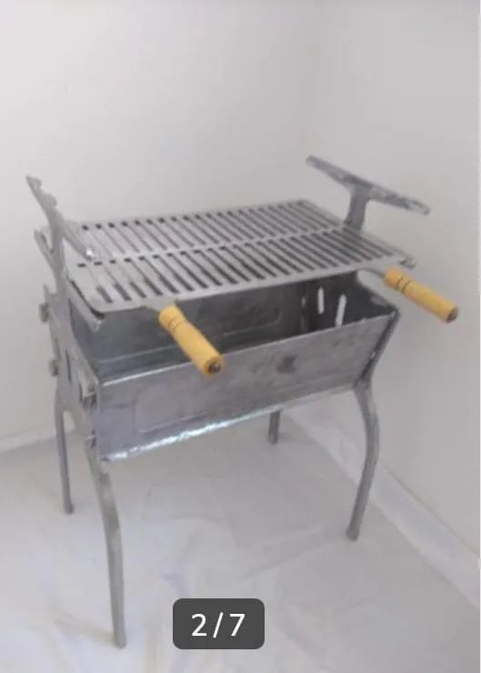 Churrasqueira de Alumínio Fundido Desmontável