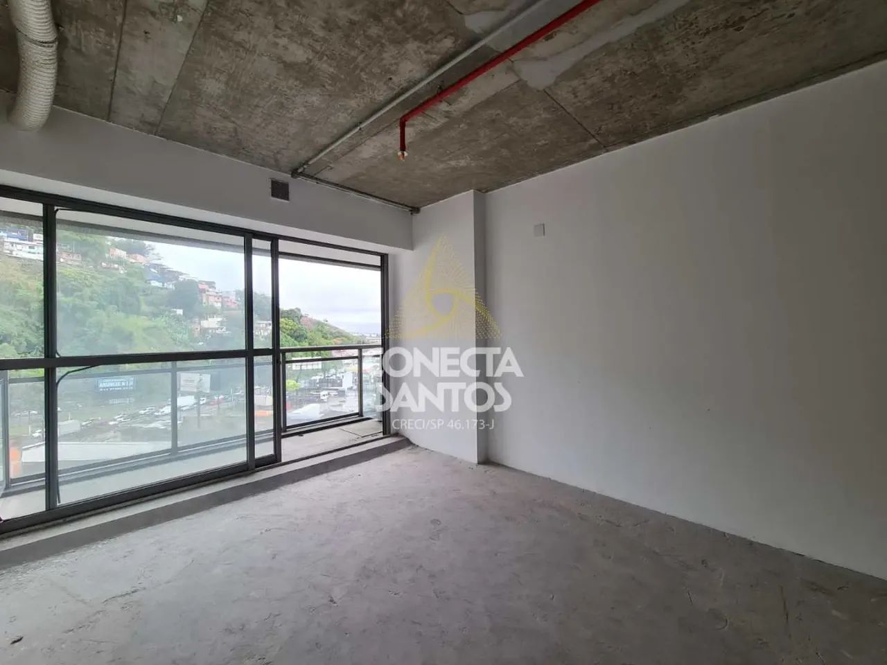 Aluga-se Sala Comercial com Sacada Valongo Santos - Foto 5