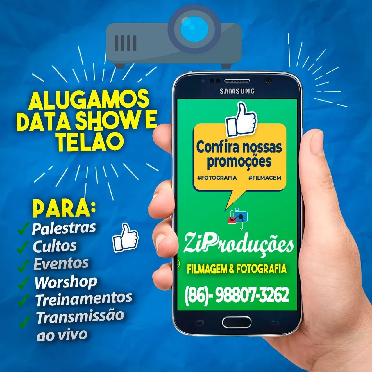 Aluguel Data Show 