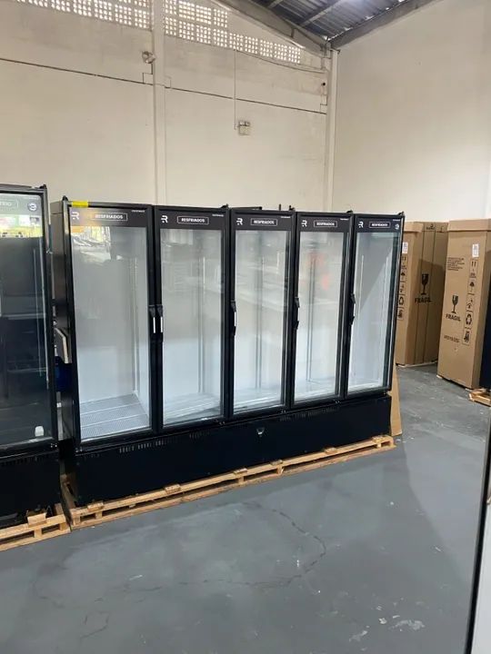 Expositor refrigerados - auto-serviço - 5 portas - Refrimate 