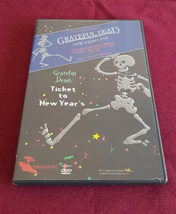 Dvd Grateful Dead - Ticket to New Year's 1987