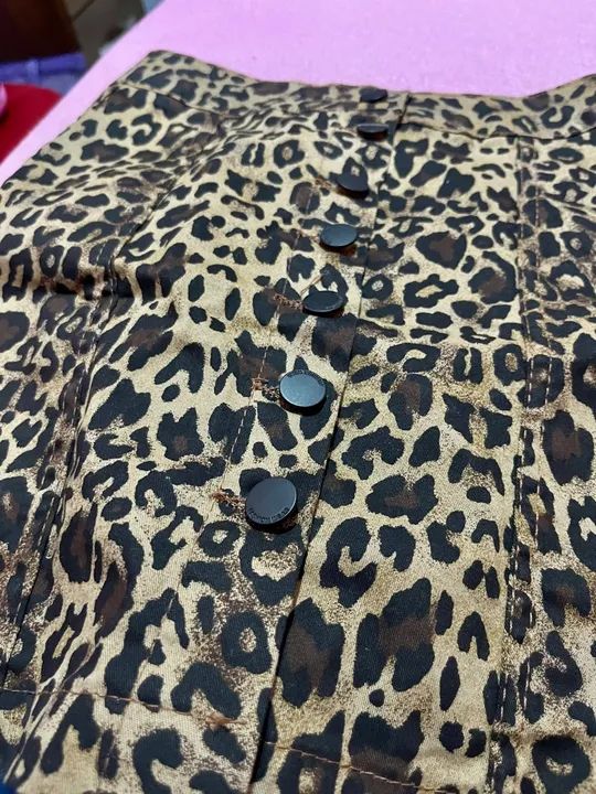 Saia Jeans animal print  - Foto 3