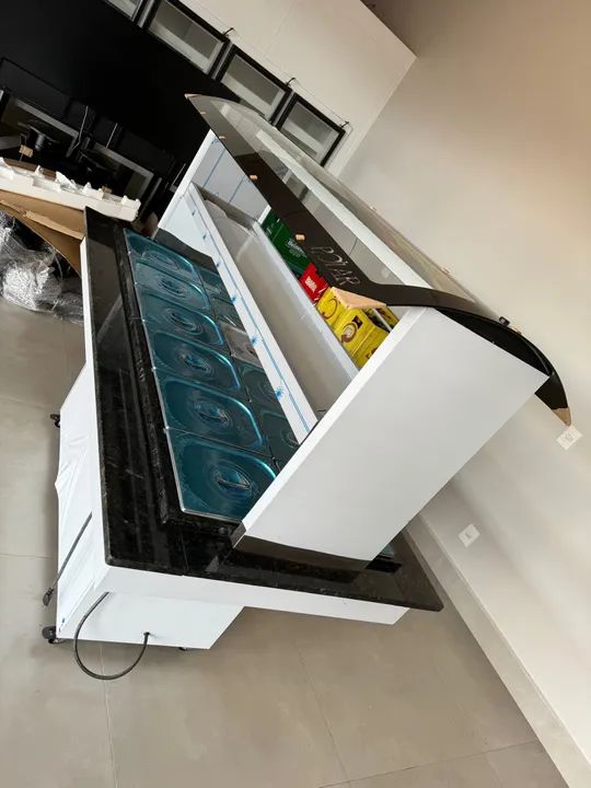 Buffet Estufa 10 Quente 5 Fria com Pedra em volta  - Foto 2