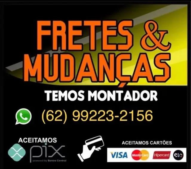 Mudanças, mudança , fretes e transportes em geral  
