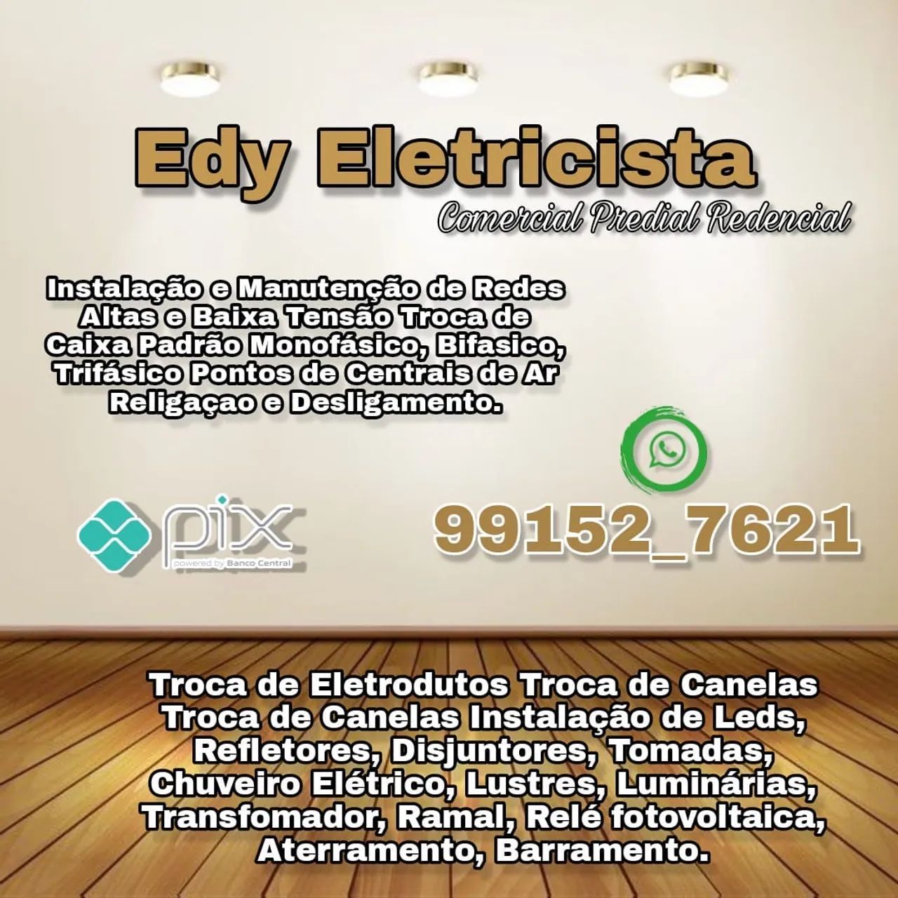 Eletricista profissional - Serviços - Santa Luzia, Boa Vista 1320445822 |  OLX