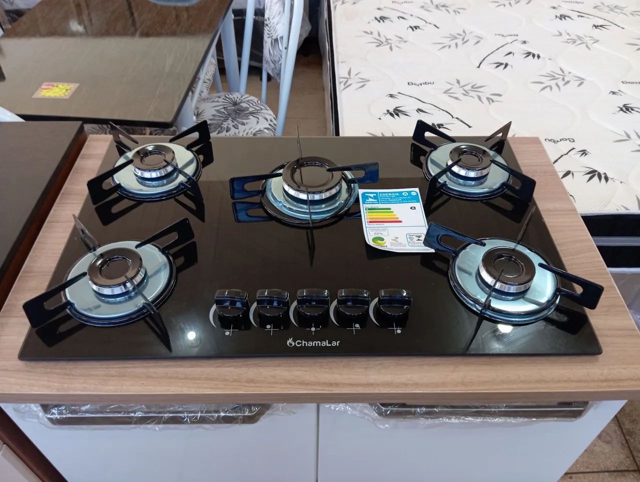 FOGÃO COOKTOP NOVO 5 BOCAS 