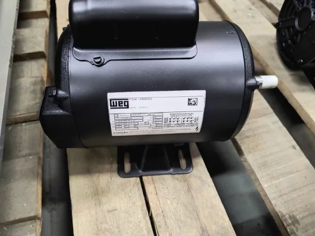 Motor Elétrico Weg 1/2 CV 2 Polos Monofásico Seminovo - Foto 2