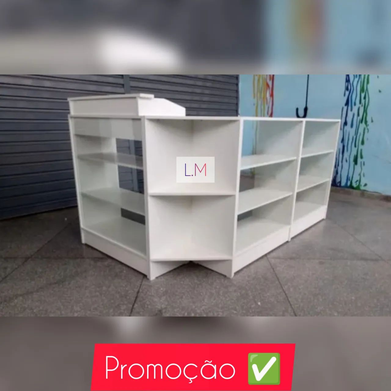Balcão de Loja - vitrine com caixa - Novo - Promoção!