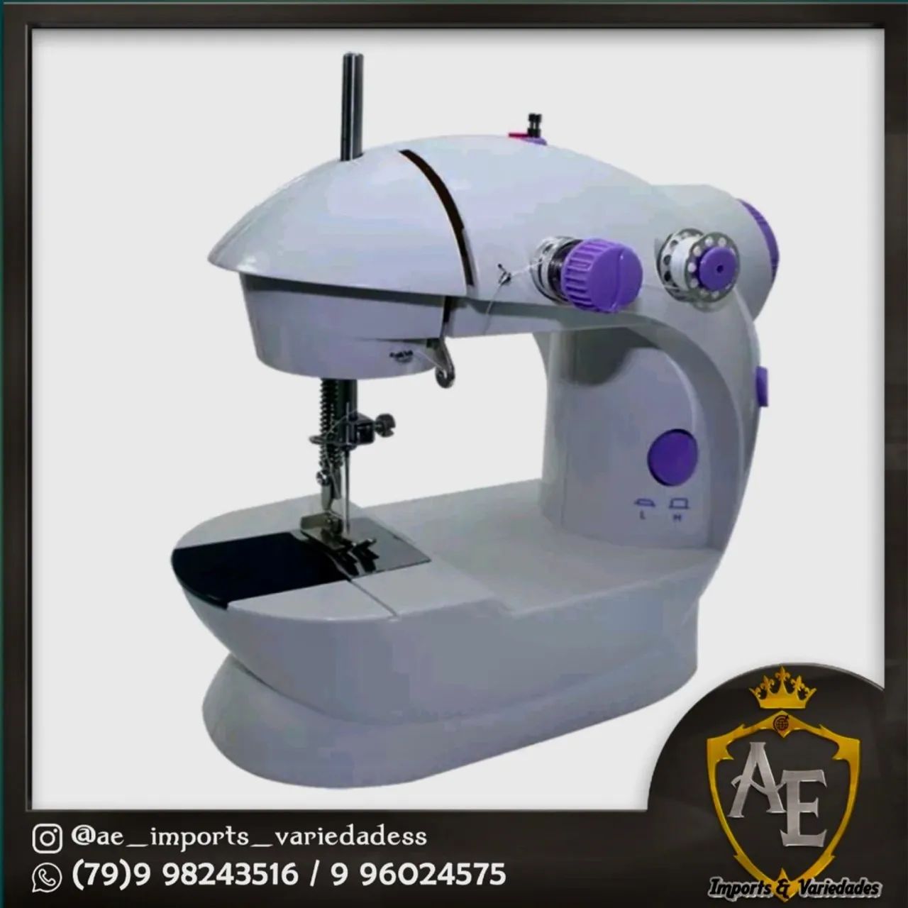 Máquina de Costura Portátil - Ideal para Iniciantes!