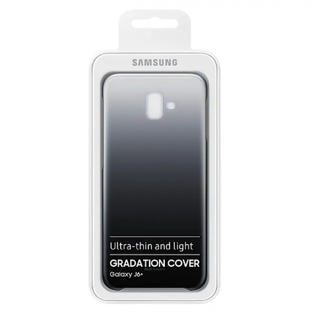 KIT Capa Compatível Com Galaxy J6+ J6 Plus Gradation Cover + PELICULA Vidro Temperado 9H