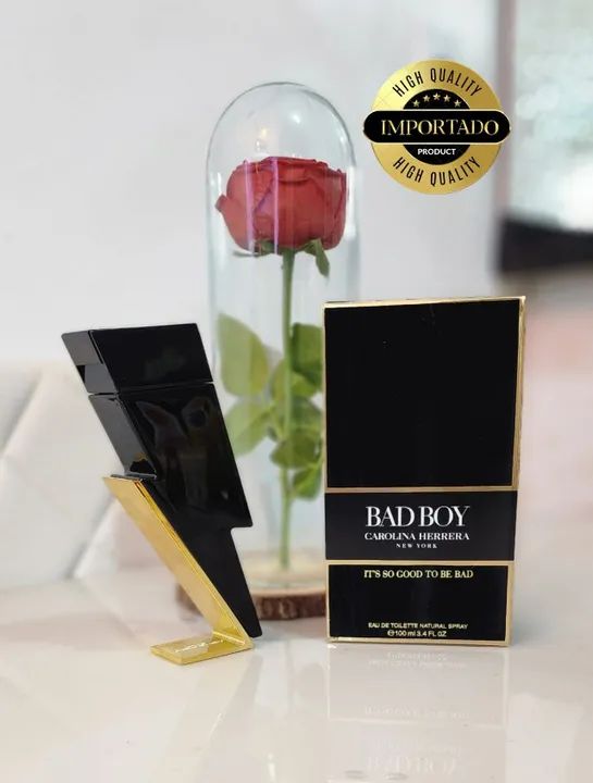 Perfume Bad Boy Carolina Herrera 100ml - Entrega Imediata 