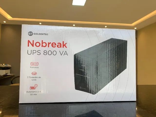 No Break UPS 800VA AUT/115V 3 tomadas. - Foto 2