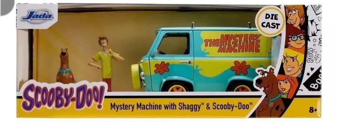 Miniatura da van Scooby-Doo Mystery Machine Die Cast - Novo - Foto 2