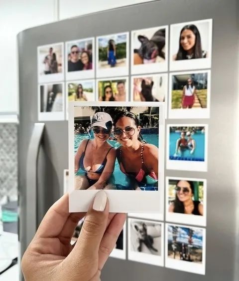 Foto imã personalizado polaroid 