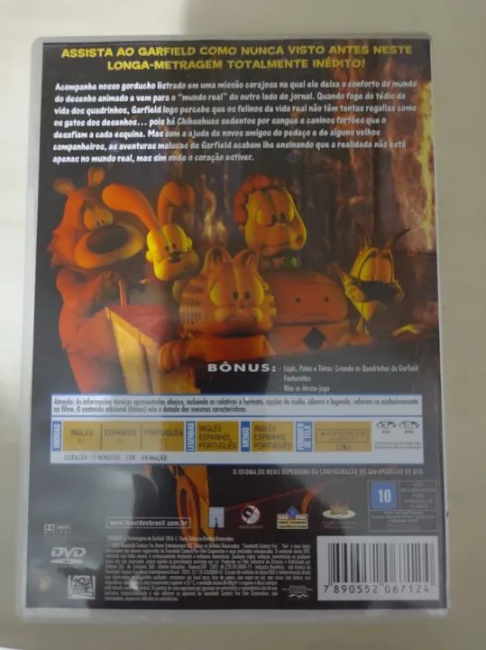 DVD Garfield Cai na Vida Real - Original - Foto 3