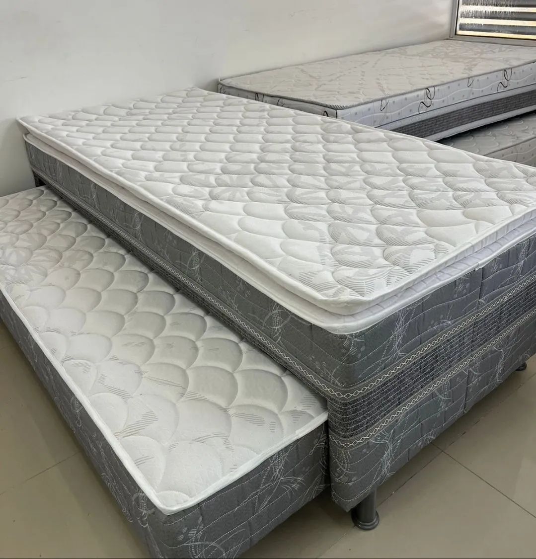 Cama Bibox Solteiro com Cama Auxiliari