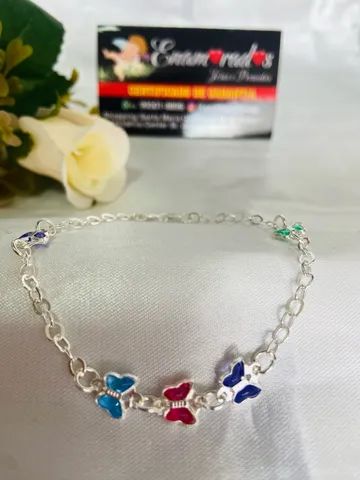Pulseira de prata feminina  - Foto 2