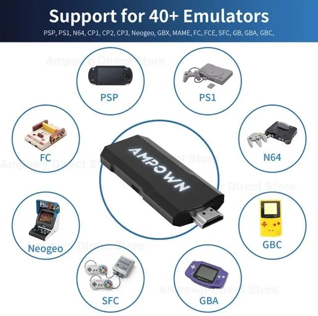 Video Game Retrô GD20 Lançamento! 2 controles 128GB - Foto 6