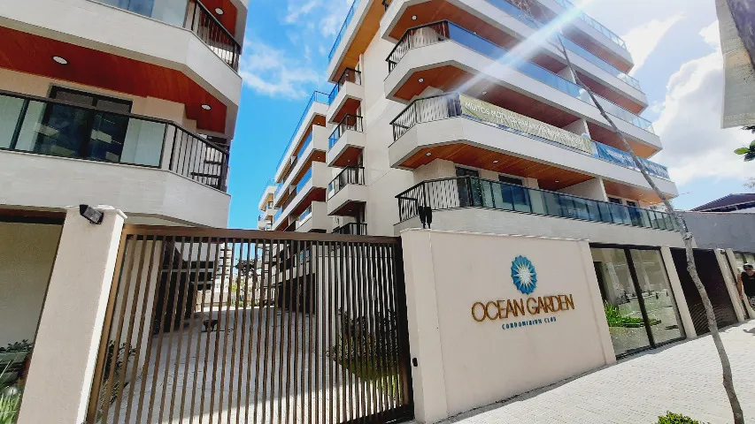 Condomínio Ocean Garden - Apartamentos 2 ou 3 quartos perto da Praia do Forte - Cabo Frio