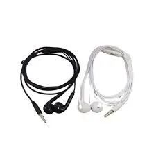Fone de ouvido com fio - Preto e Branco